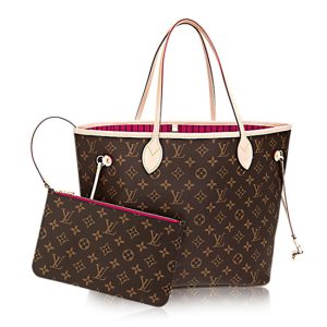 Louis Vuitton M41178 Neverfull MM Shoulder Bag Monogram Canvas