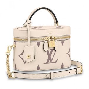 Louis Vuitton Vanity PM Black M45780 Creme M45599