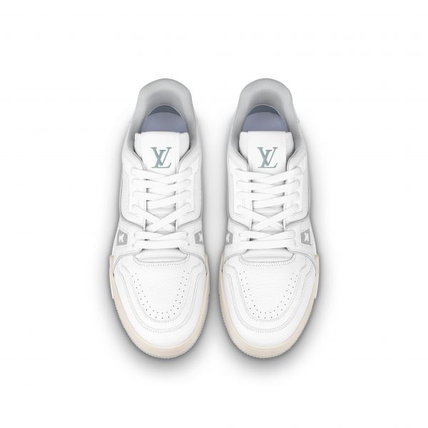 Louis Vuitton Trainer Sneaker White Iridescent 1A8WAV