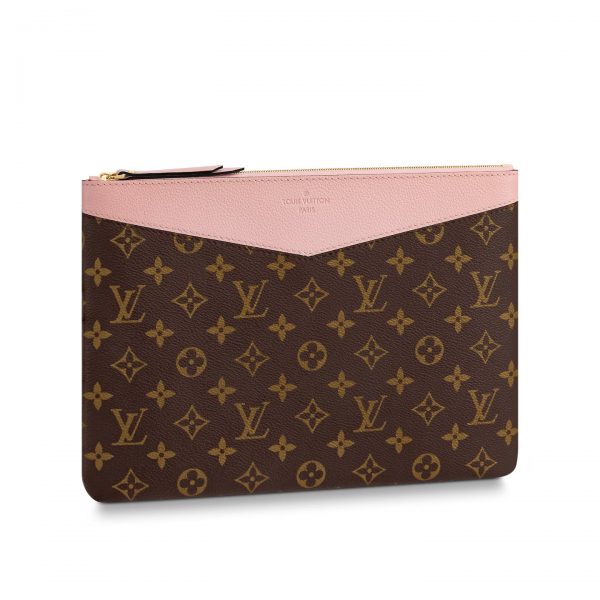 Louis Vuitton Monogram Rose Poudre M62942 Daily Pouch