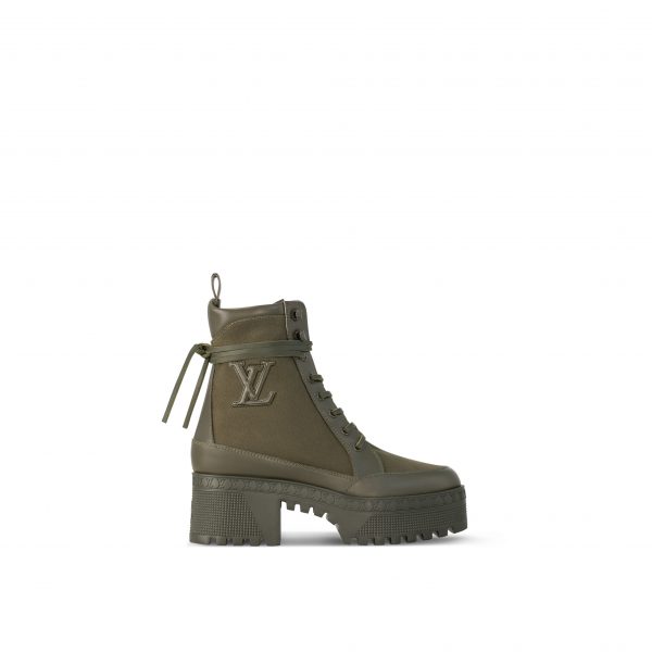 Louis Vuitton Laureate Platform Desert Boot Khaki Green 1AC7S9