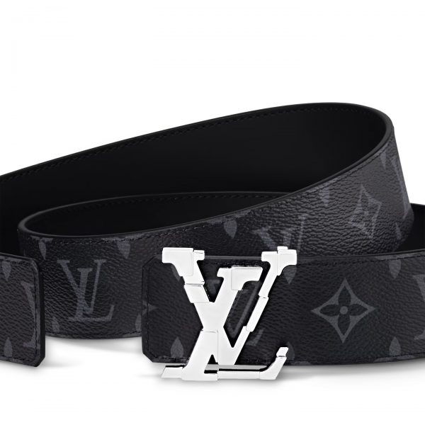 Louis Vuitton M8346U Monogram Eclipse LV Pixel 40mm Reversible Belt