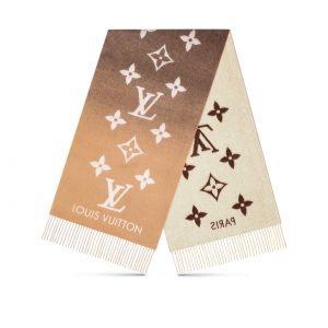 Louis Vuitton Beige M73675 Reykjavik Gradient Scarf