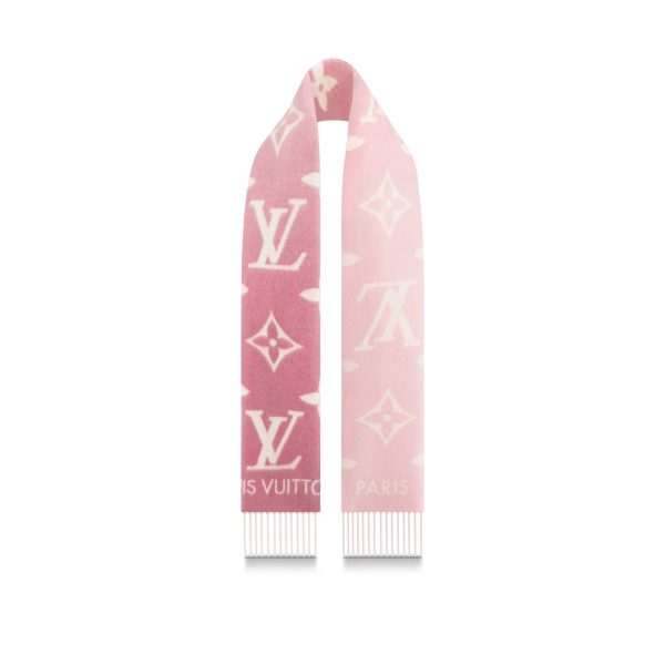 Louis Vuitton Light Pink M77375 Reykjavik Gradient Scarf