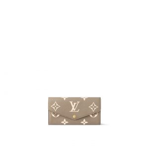 Louis Vuitton Bicolor Monogram Empreinte Leather M81049 Sarah Wallet