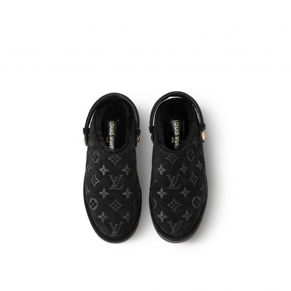 Louis Vuitton Aspen Platform Clog Black 1ACHW9