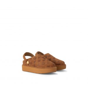 Louis Vuitton Aspen Platform Clog Brown 1ACHWJ