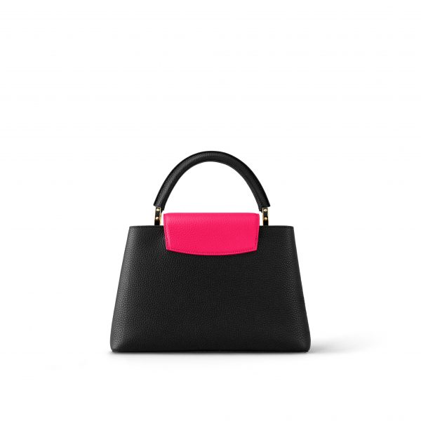 Louis Vuitton M59882 Capucines MM Black Rose Berlingot