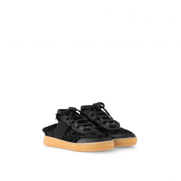 Louis Vuitton Lous Open Back Sneaker Black 1ACAE7