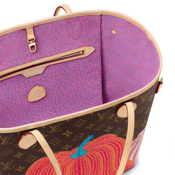 Louis Vuitton LV x YK Neverfull MM M46468 Pumpkin print