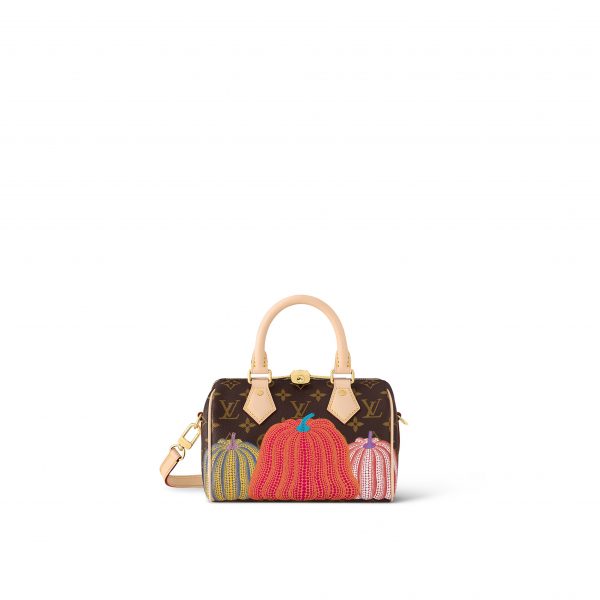 Louis Vuitton M46469 LV x YK Speedy Bandoulière 20 Pumpkin print