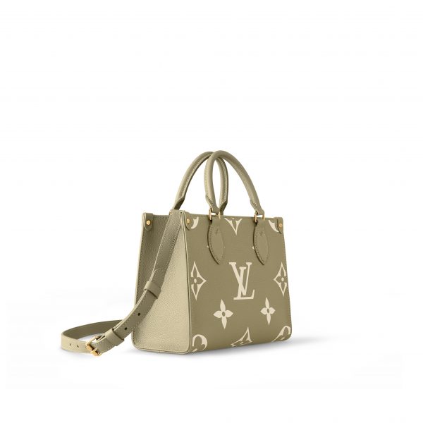 Louis Vuitton M46647 OnTheGo PM Khaki Cream