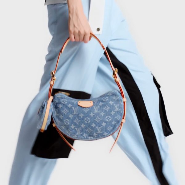 Louis Vuitton M46856 Croissant MM Denim Blue