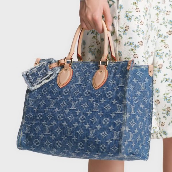 Louis Vuitton M46871 OnTheGo MM Denim Blue