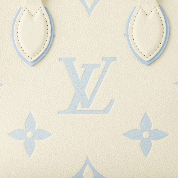 Louis Vuitton M46833 OnTheGo PM Latte/Candy Blue