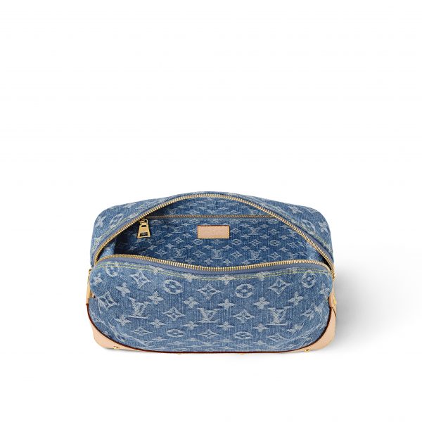 Louis Vuitton M24317 Pochette Cosmétique GM Denim Blue