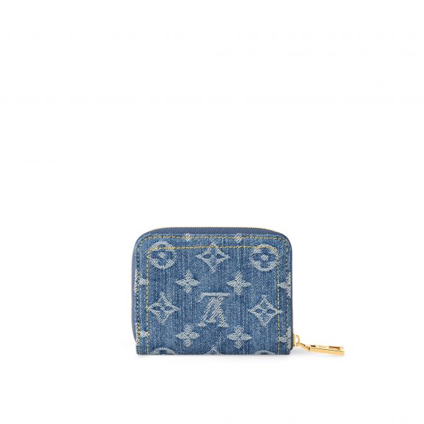 Louis Vuitton M82957 Zippy Coin Purse Denim Blue