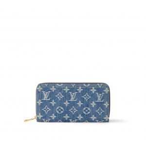 Louis Vuitton M82958 Zippy Wallet Denim Blue