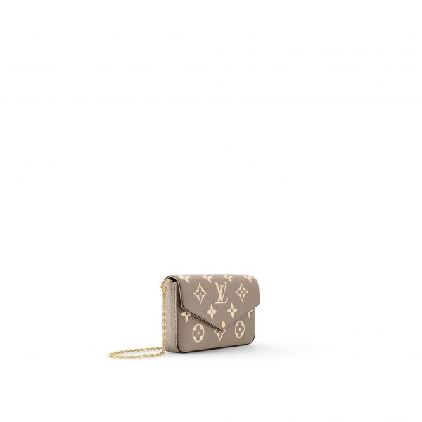 Louis Vuitton M82610 Félicie Pochette Tourterelle Gray