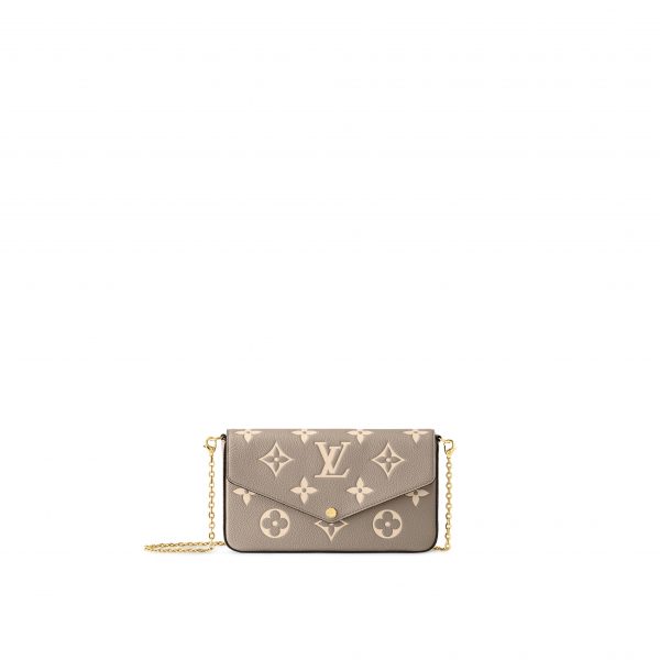 Louis Vuitton M82610 Félicie Pochette Tourterelle Gray