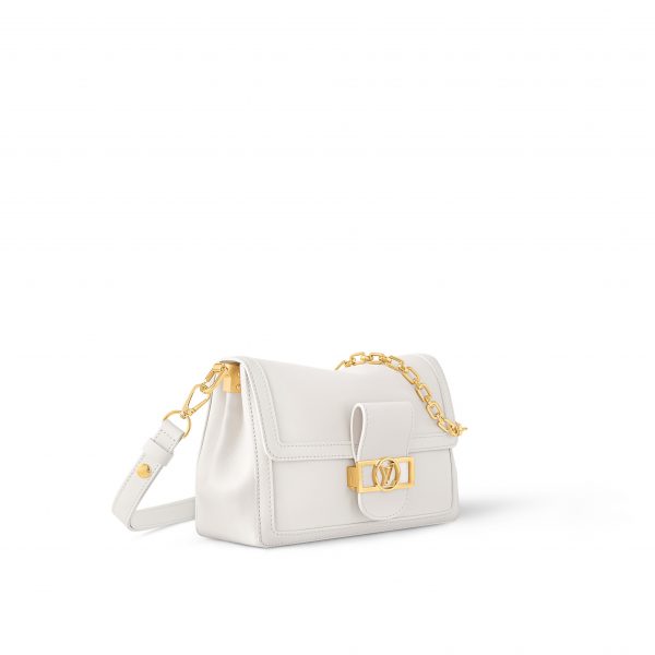 Louis Vuitton M25050 Dauphine Soft MM White