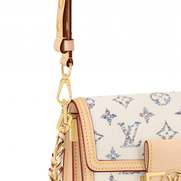 Louis Vuitton M24841 Mini Dauphine Multicolor Beige