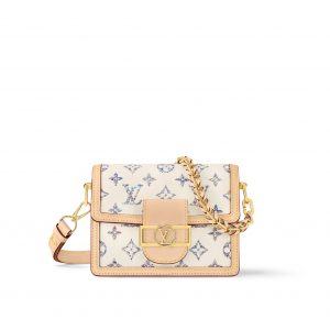 Louis Vuitton M24841 Mini Dauphine Multicolor Beige