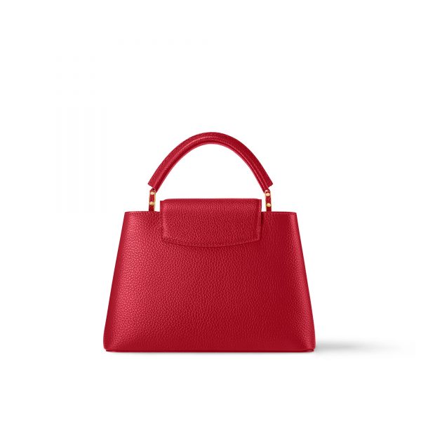 Louis Vuitton M52689 Capucines BB Bag Scarlet Red