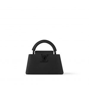 Louis Vuitton M23955 Capucines East-West Mini All Black