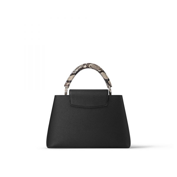 Louis Vuitton Capucines MM Black N92800