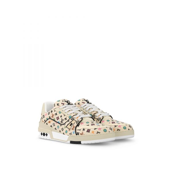 Louis Vuitton X Tyler 1ACXBX LV Trainer Sneaker Beige