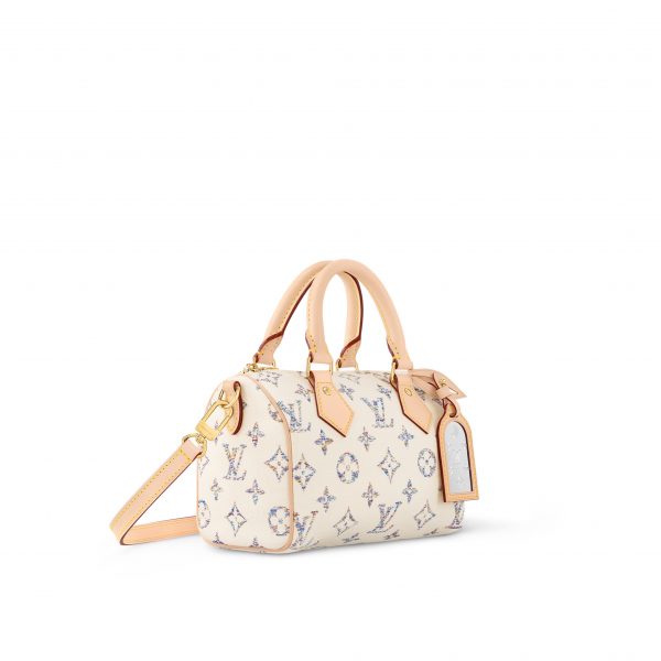 Louis Vuitton M24709 Speedy Bandoulière 20 Multicolor Beige