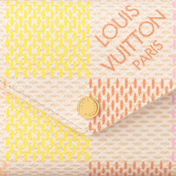 Louis Vuitton N40638 Victorine Wallet Peach Pink