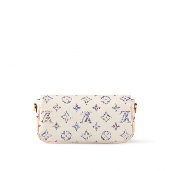 Louis Vuitton M83499 Wallet on Chain Ivy Multicolor White