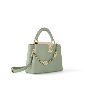 Louis Vuitton M24471 Capucines BB Jade Green