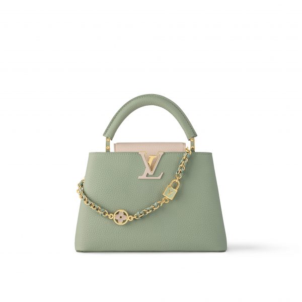 Louis Vuitton M24471 Capucines BB Jade Green