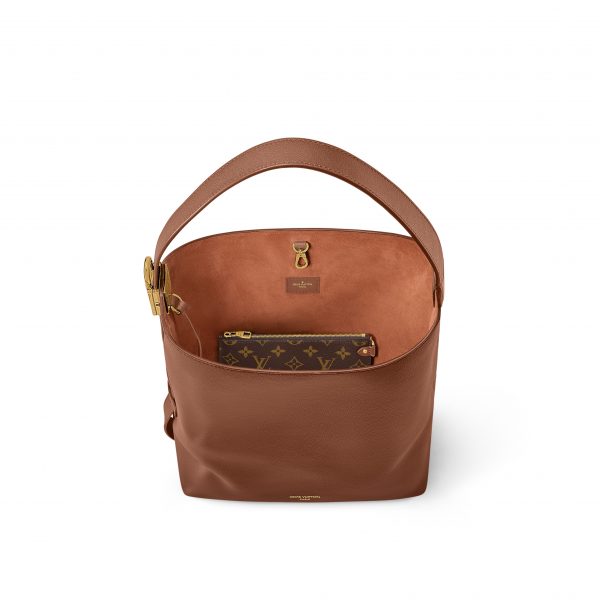 Louis Vuitton M24974 Low Key Hobo MM Cognac Brown