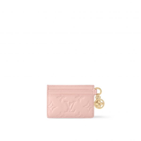 Louis Vuitton M83562 LV Charms Card Holder Opale Pink