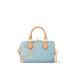 Louis Vuitton M83000 Nano Speedy Sky Blue