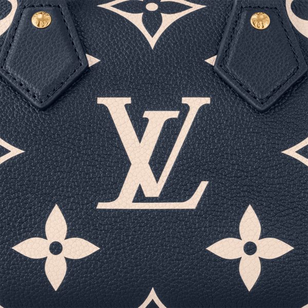 Louis Vuitton M47048 Speedy Bandoulière 20 Navy Blue/Cream