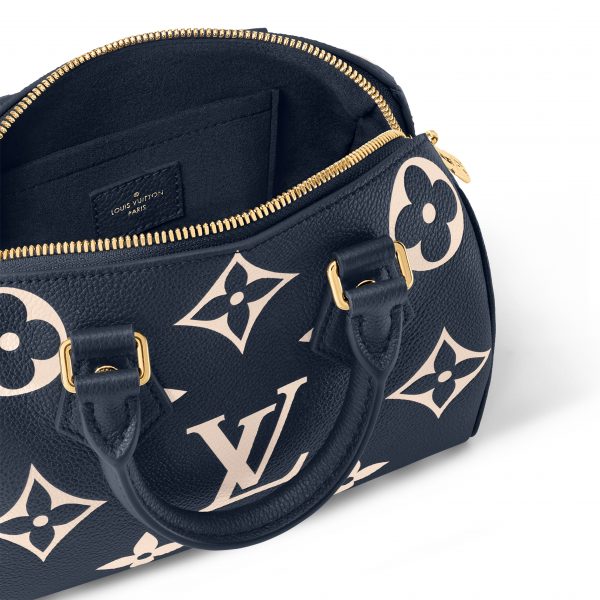 Louis Vuitton M47048 Speedy Bandoulière 20 Navy Blue/Cream