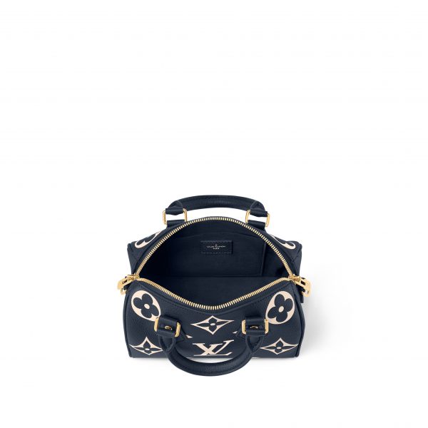 Louis Vuitton M47048 Speedy Bandoulière 20 Navy Blue/Cream