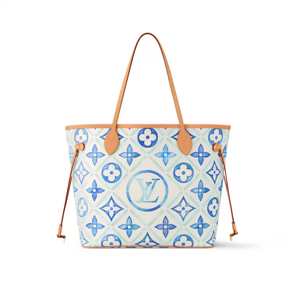 Louis Vuitton M11263 Neverfull MM Lagoon Blue