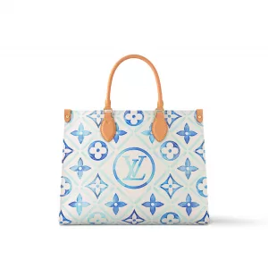 Louis Vuitton M11262 OnTheGo MM Lagoon Blue