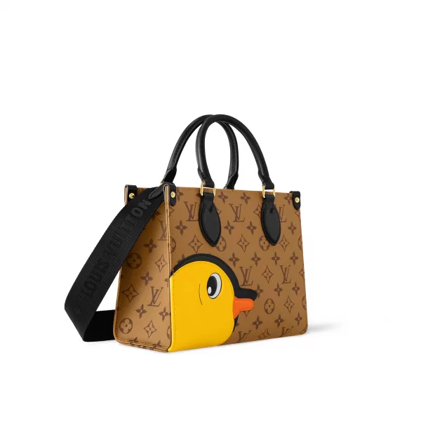 Louis Vuitton M47199 OnTheGo PM Monogram Reverse Calfskin Patch