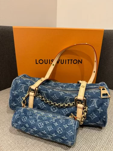 Louis Vuitton M46830 Papillon Denim Blue photo review